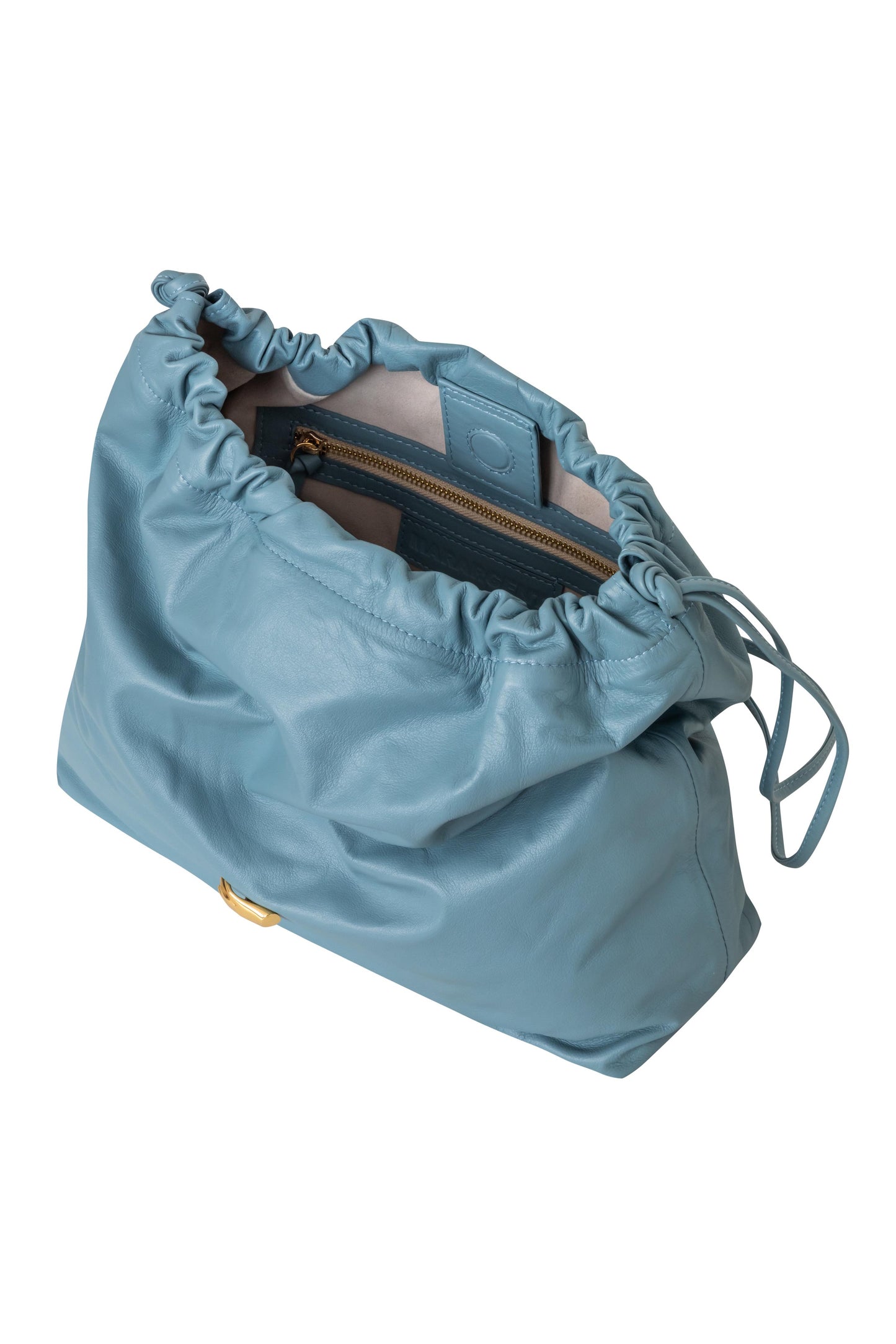 Le Sac G Blue Leather Bag