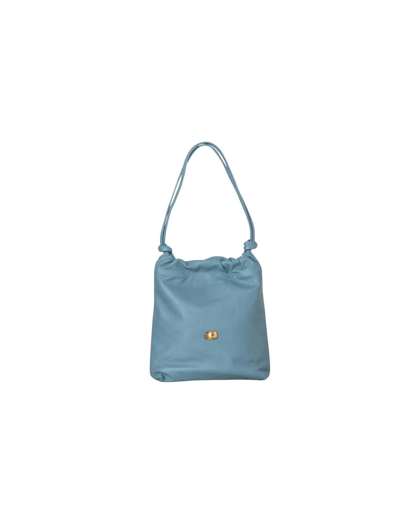 Le Sac Petite Blue Leather Bag