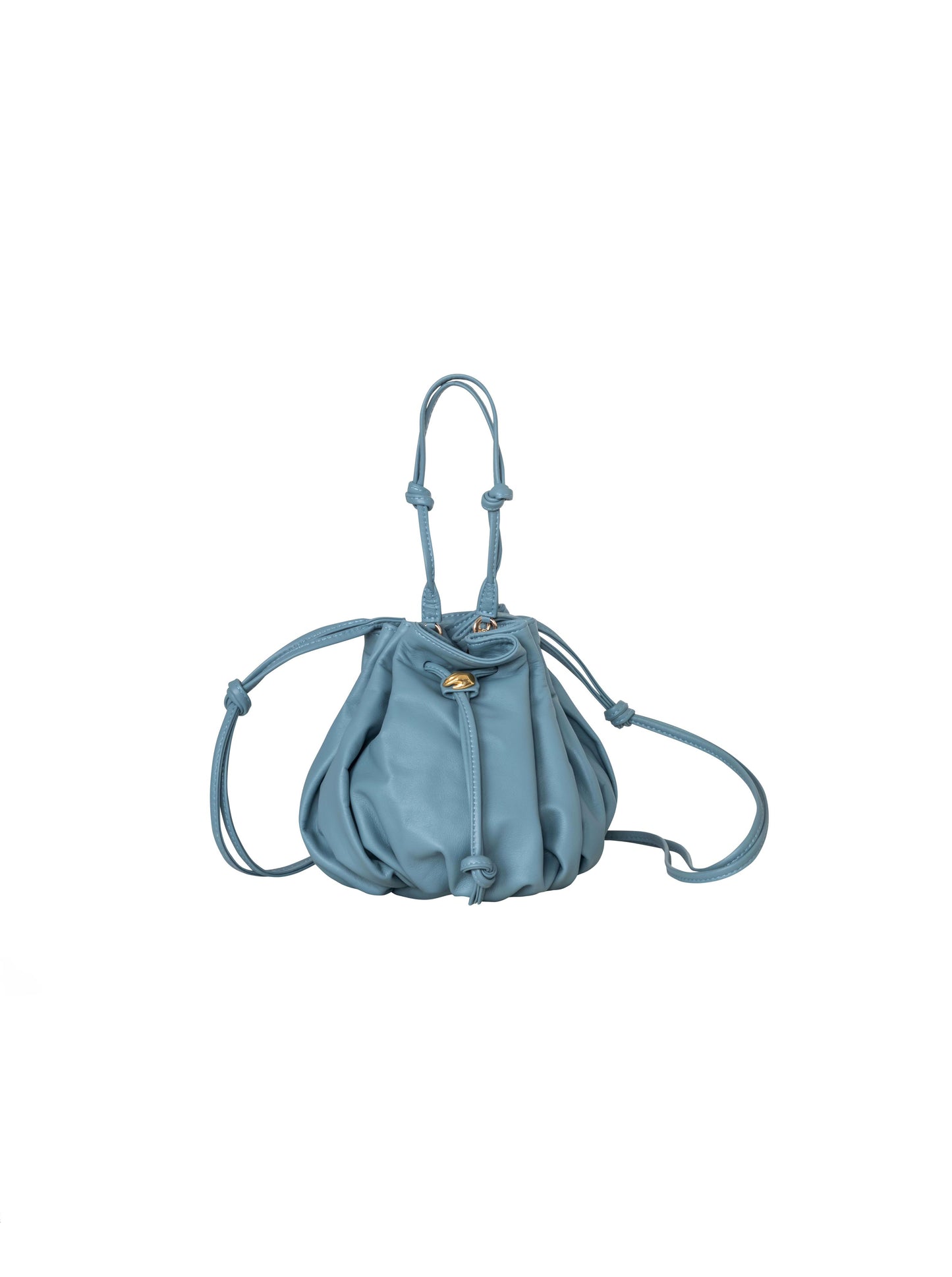 Alpha Blue Leather Bag