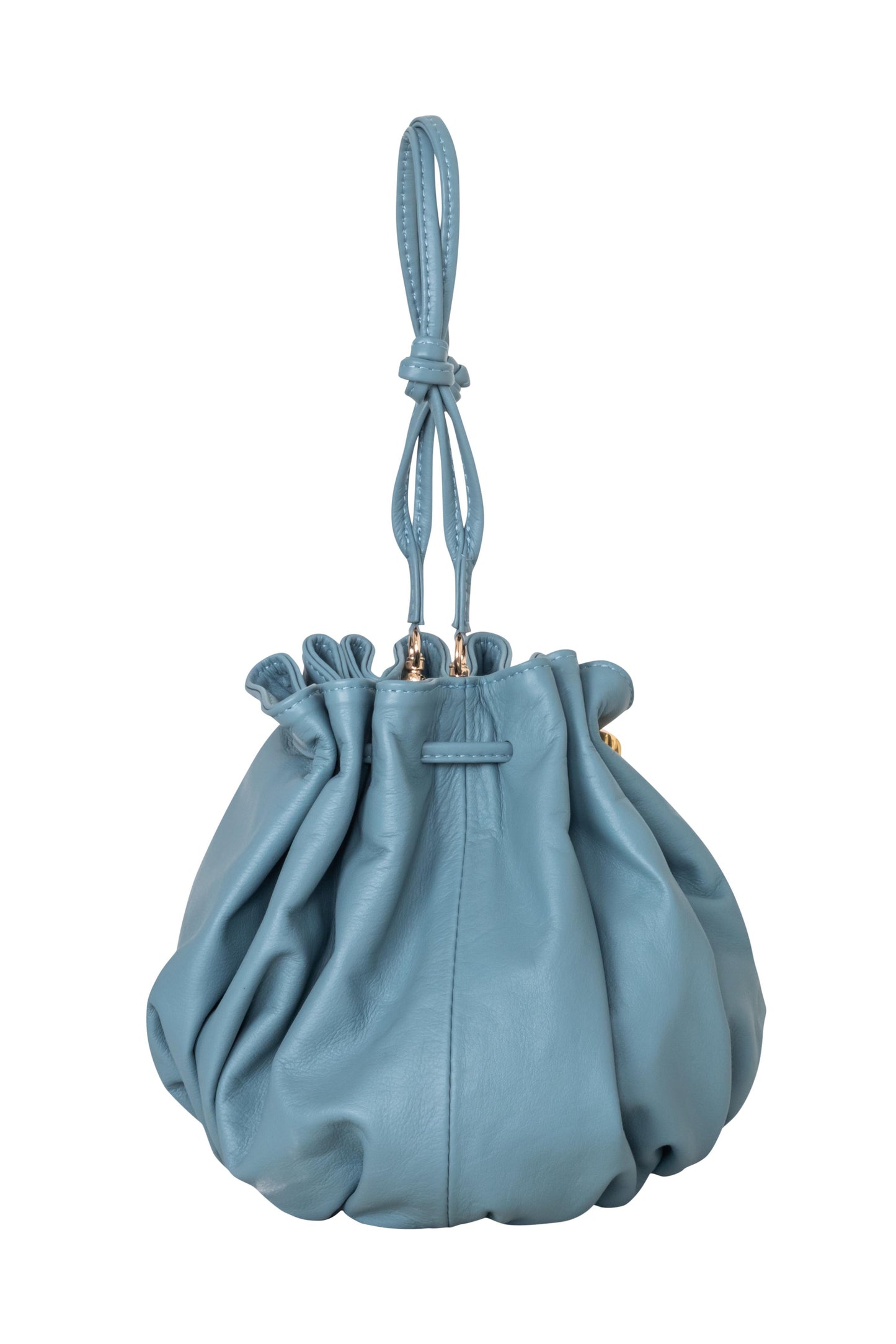 Alpha Blue Leather Bag