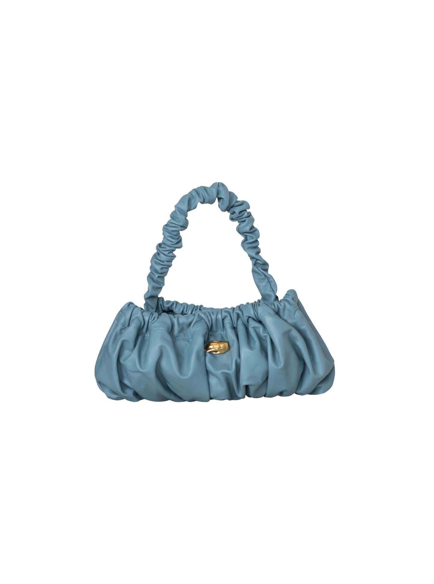 Pierre M Blue Leather Bag