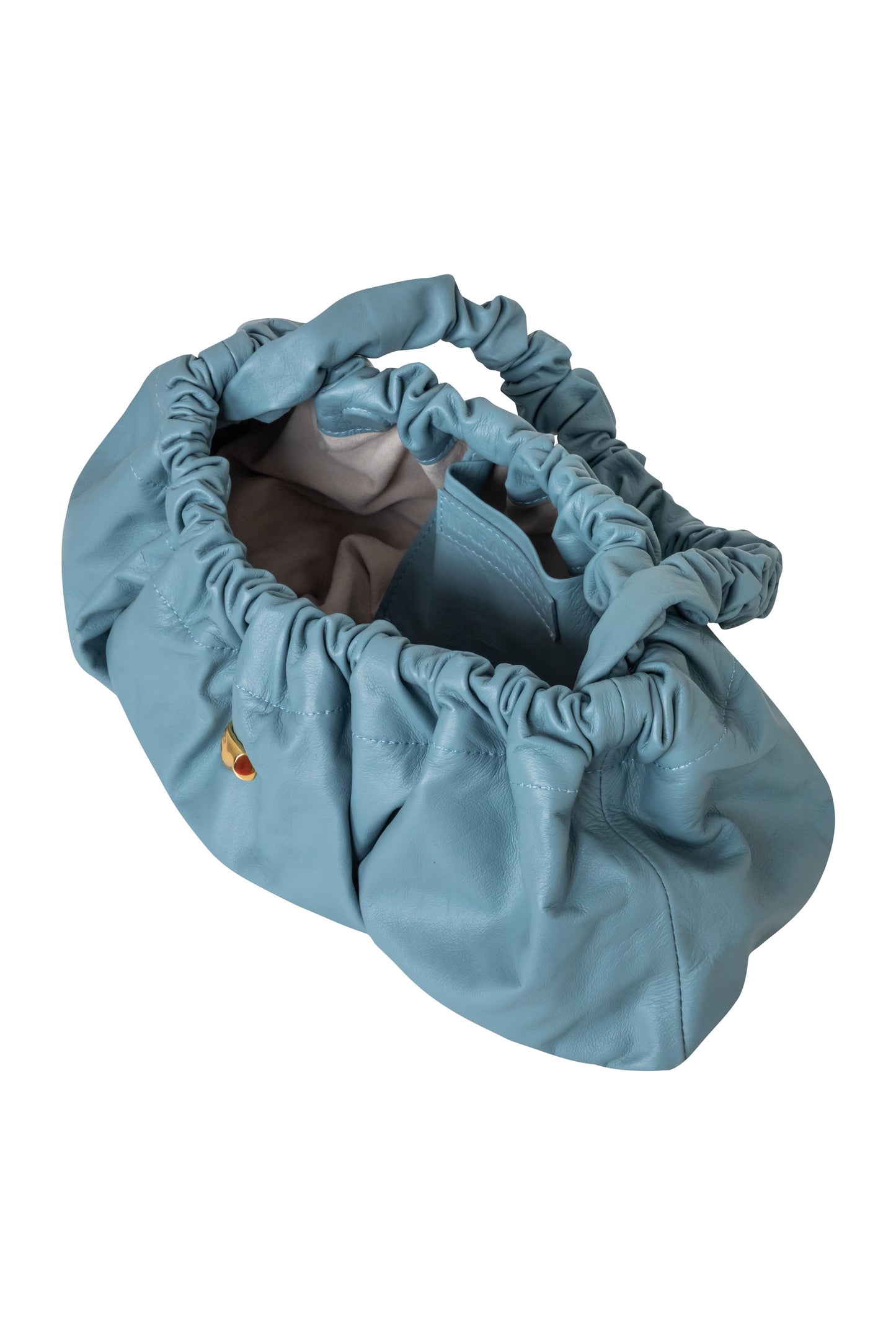 Pierre G Blue Leather Bag