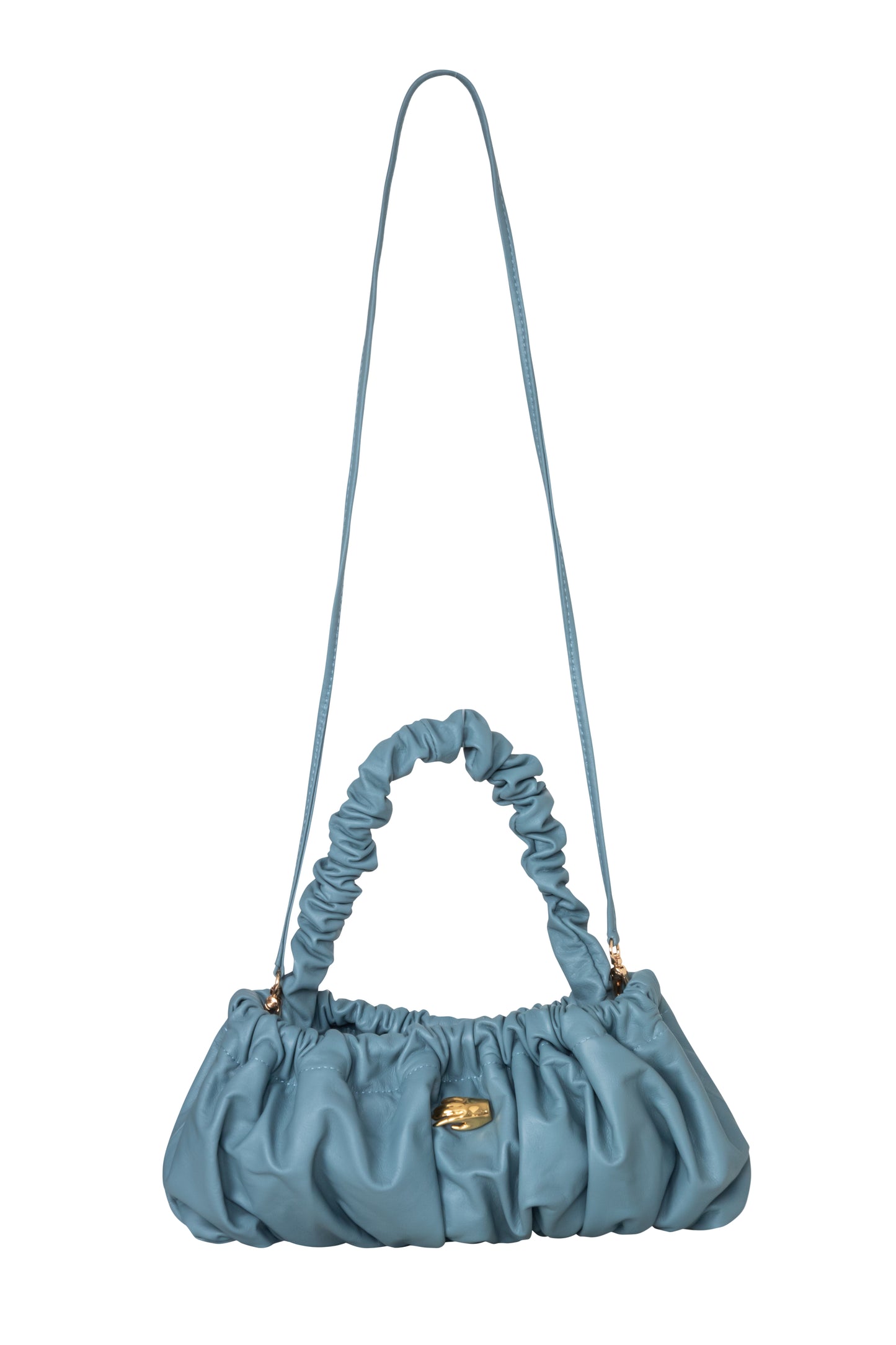 Pierre M Blue Leather Bag