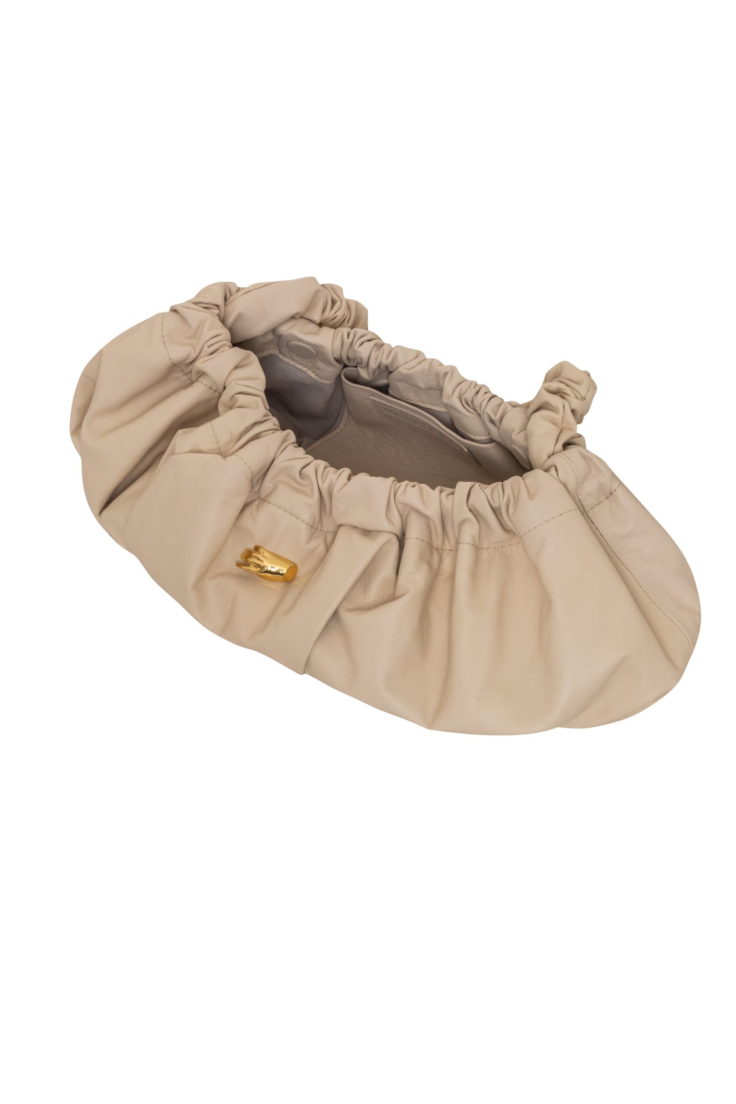 Pierre G Cream Leather Bag