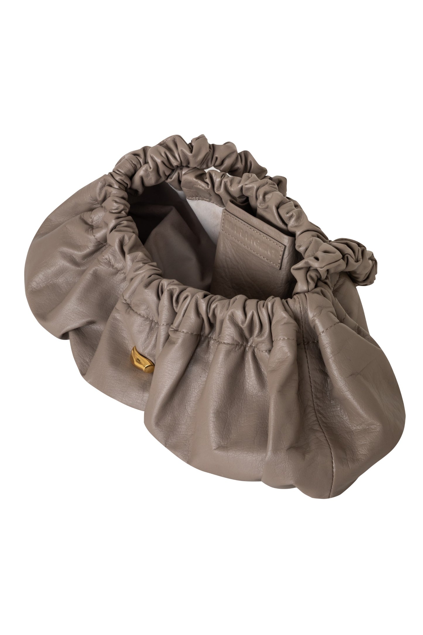 Pierre G Taupe Leather Bag