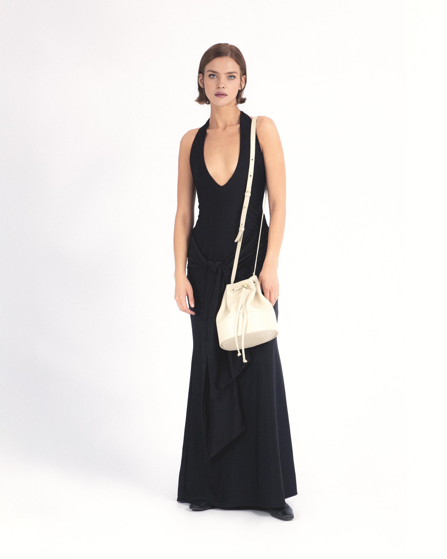 Bucket Baby Butter Leather Bag