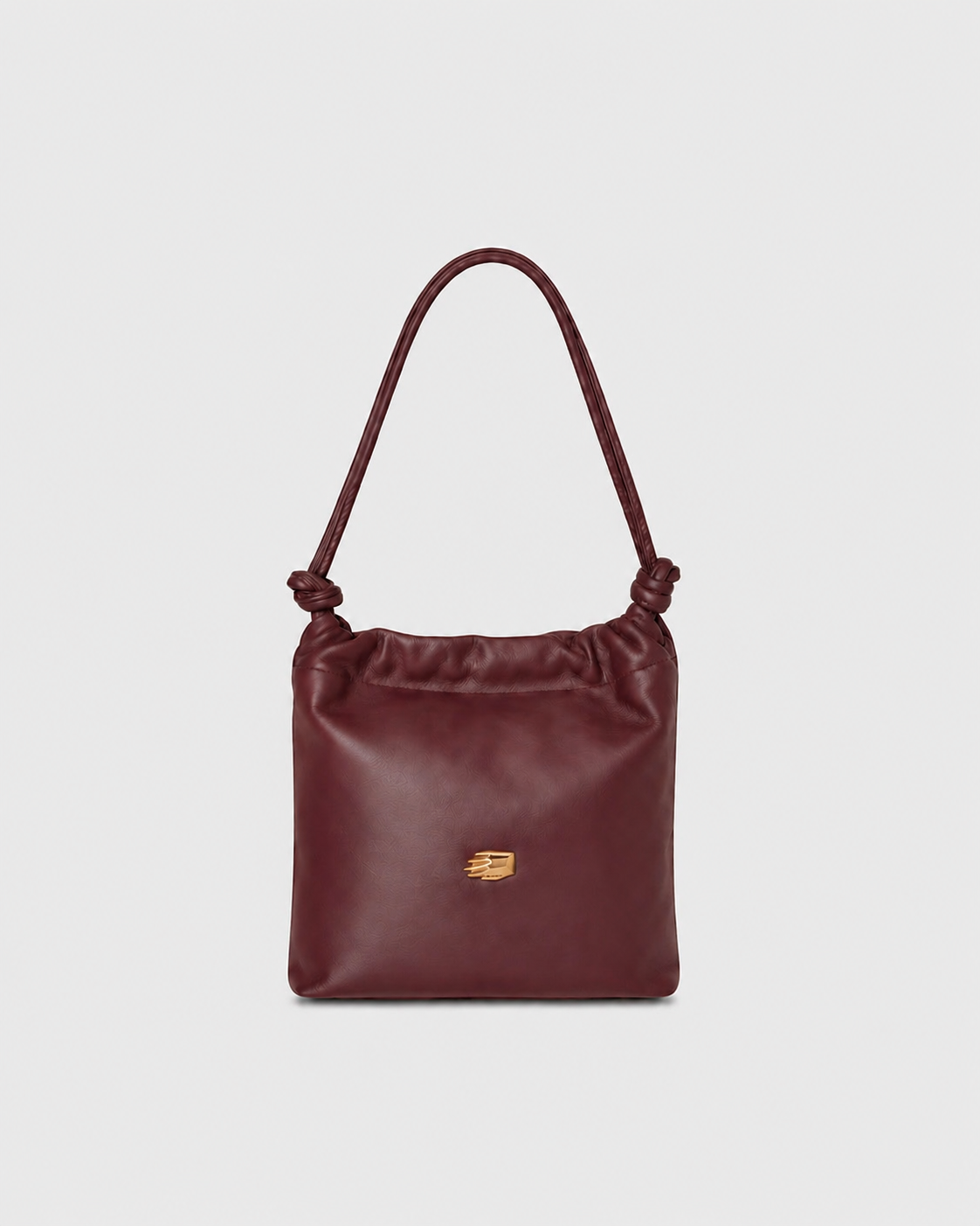 Le Sac Petite Burgundy Leather Bag