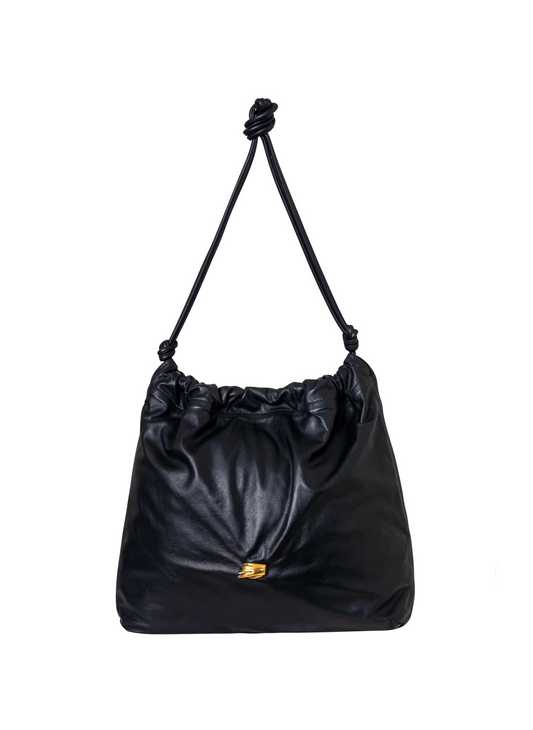 Le Sac G Black Leather Bag