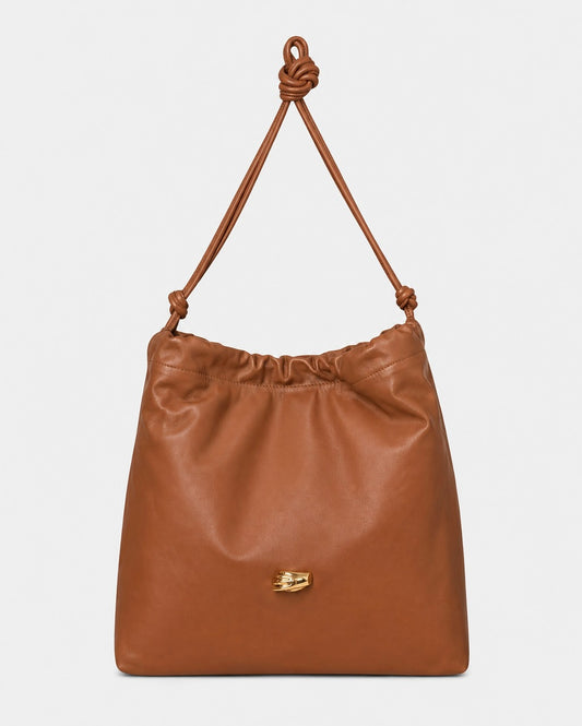 Le Sac G Honey Leather Bag