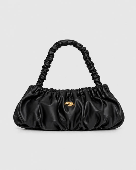 Pierre G Black Leather Bag