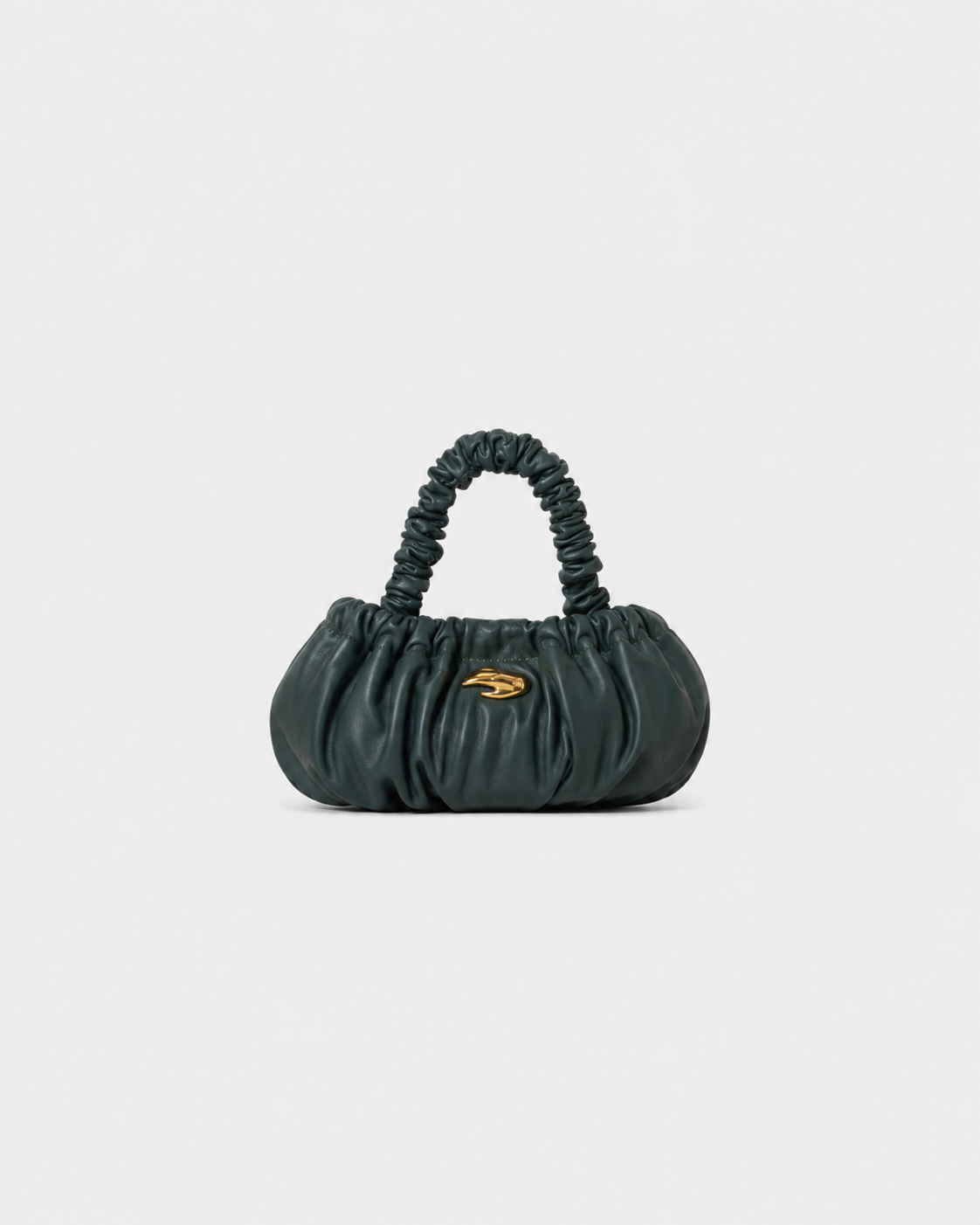 Petite Pierre Bottle Green Leather Bag