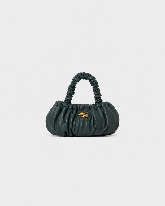 Petite Pierre Bottle Green Leather Bag