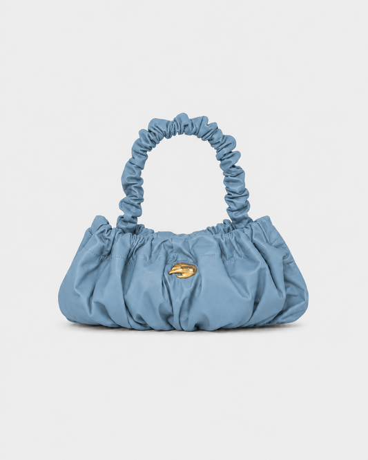 Pierre M Blue Leather Bag