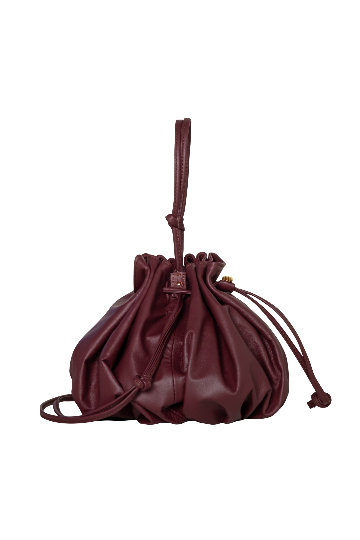 Alpha Burgundy Leather Bag