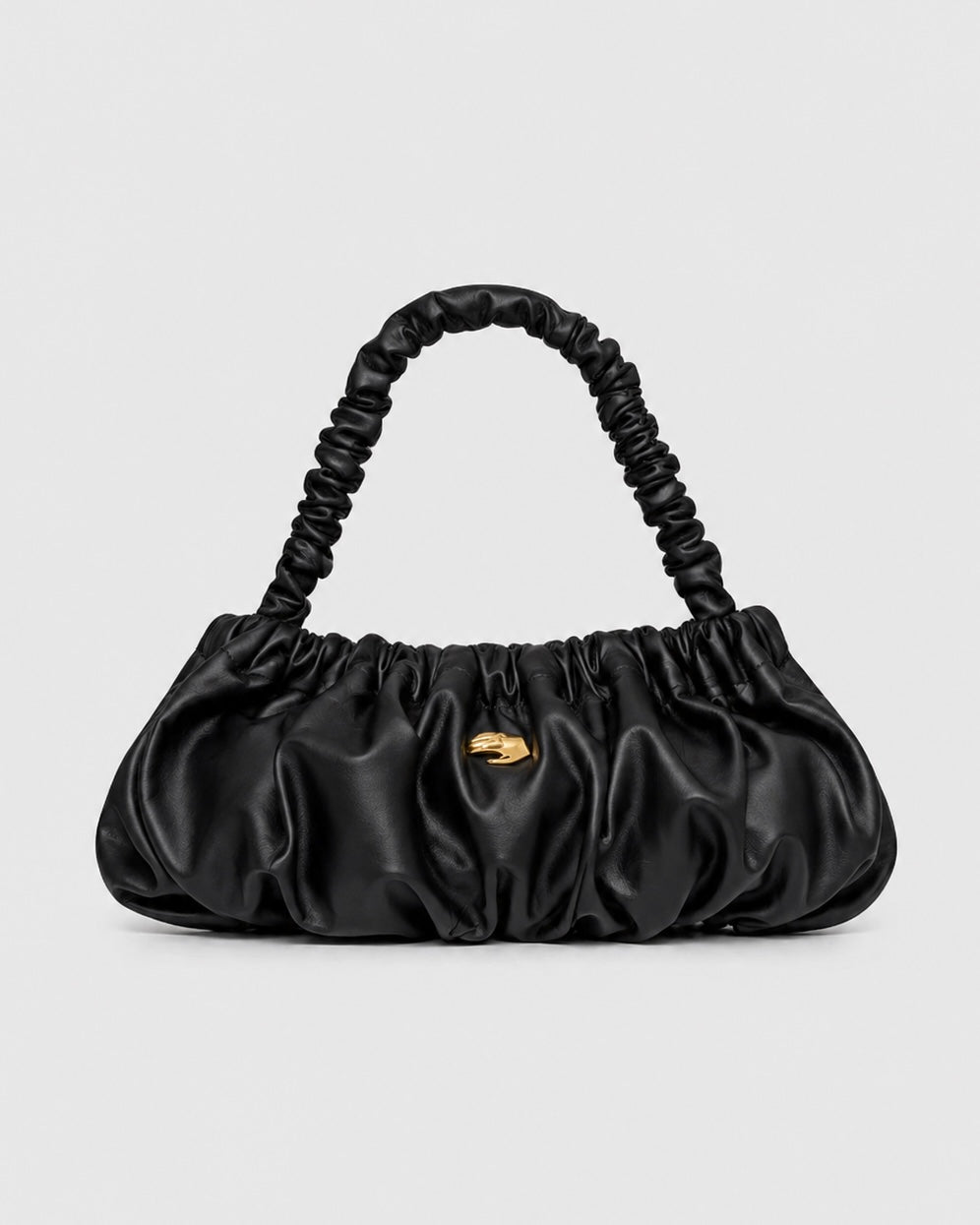 Pierre G Black Leather Bag