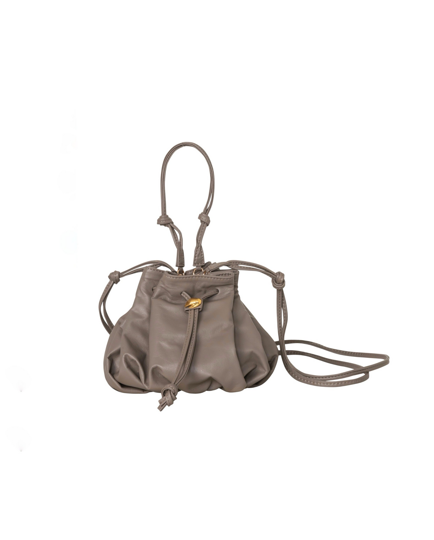 Alpha Taupe Leather Bag