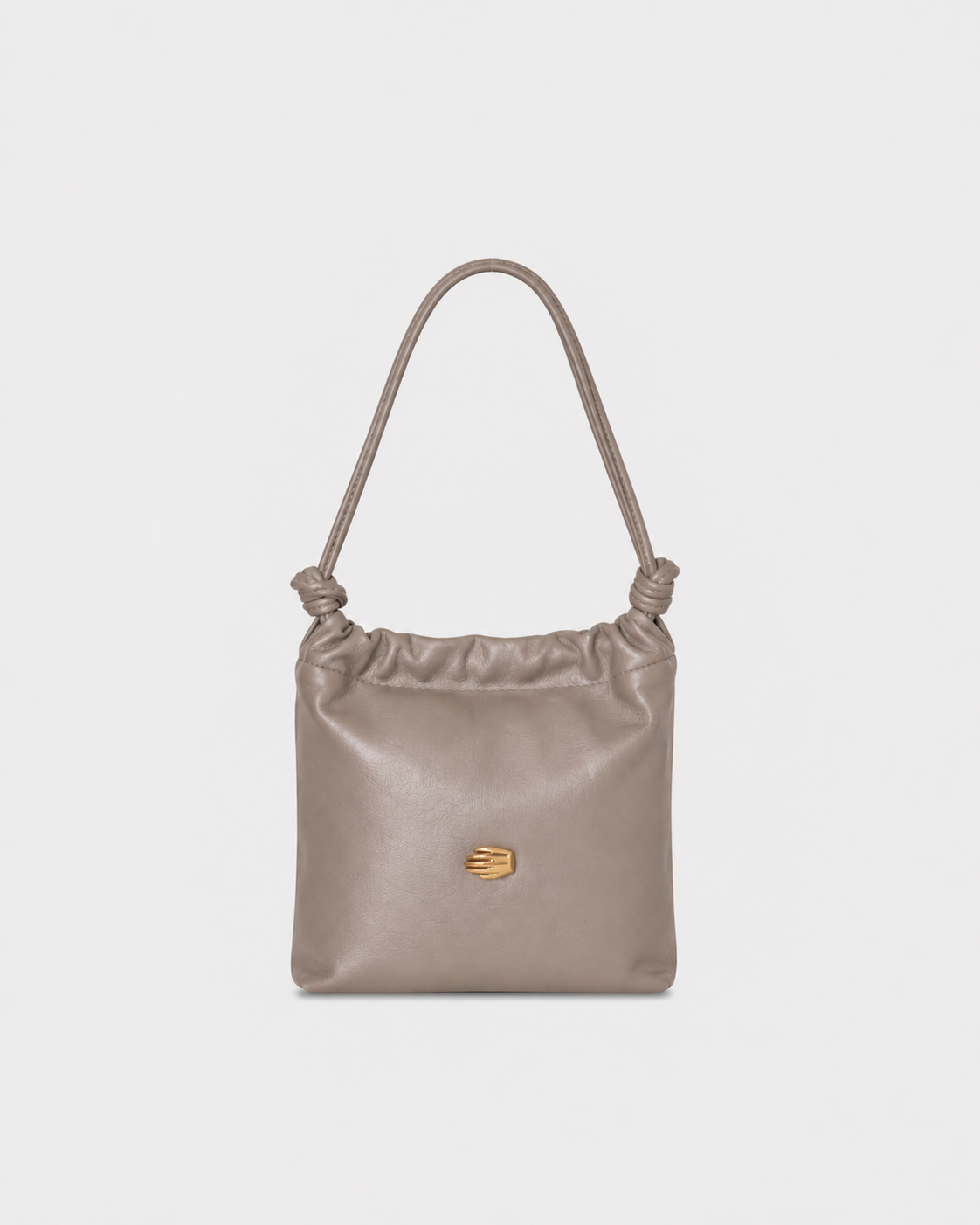 Le Sac Petite Beige Leather Bag
