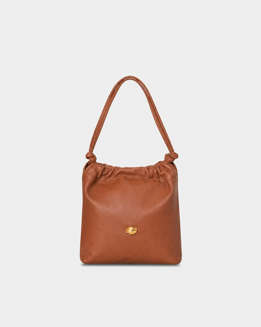 Le Sac Petite Honey Leather Bag