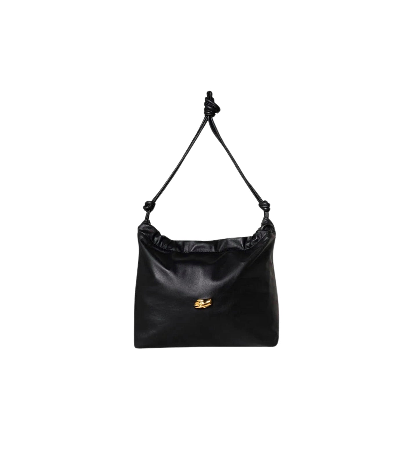 Le Sac M Black Leather Bag