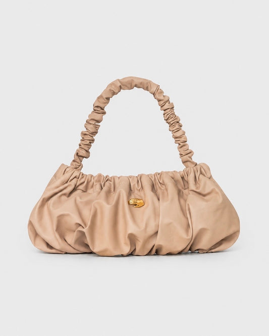 Pierre G Beige Leather Bag