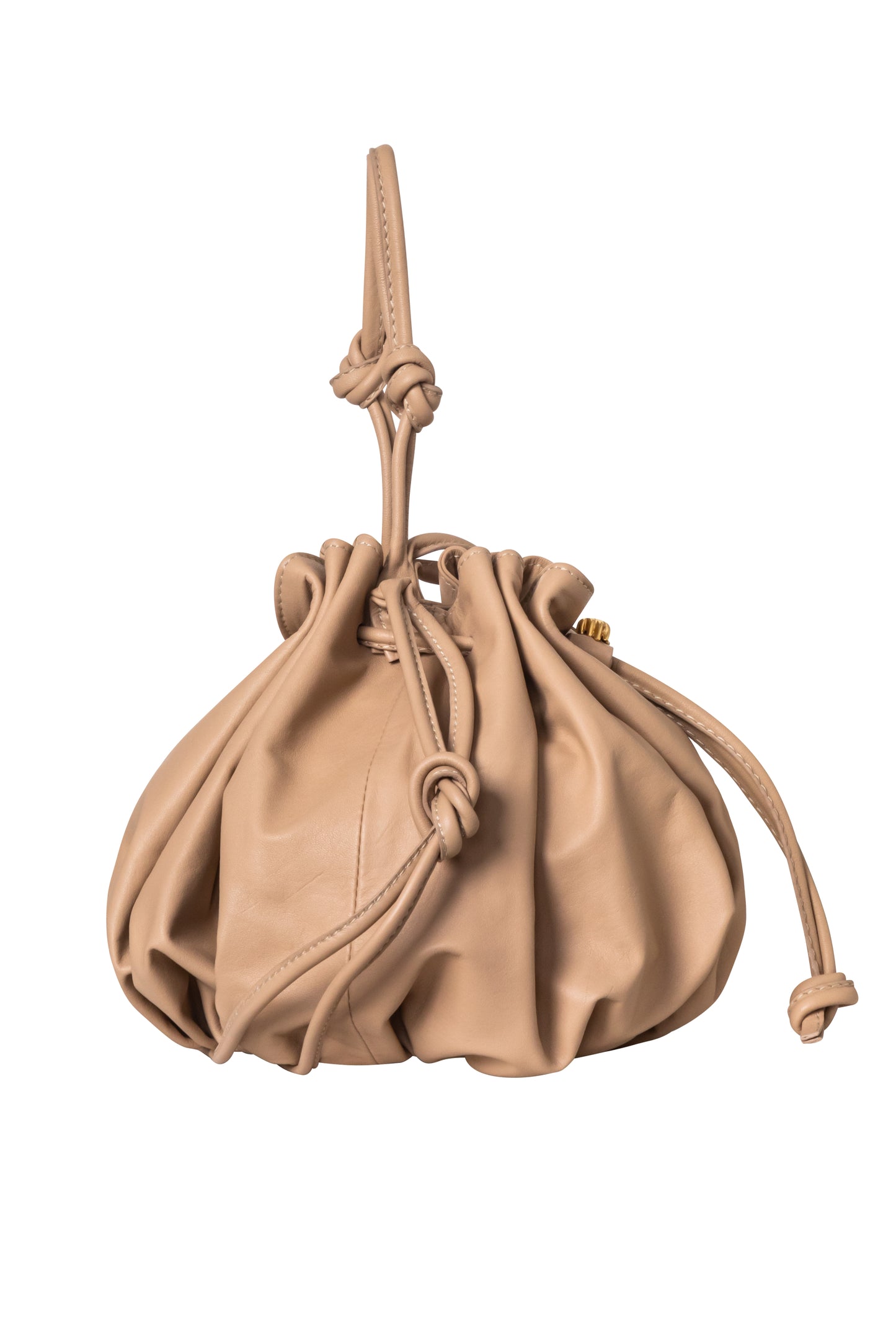 Alpha Beige Leather Bag