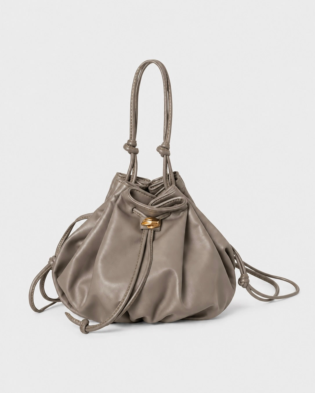 Alpha Cream Leather Bag