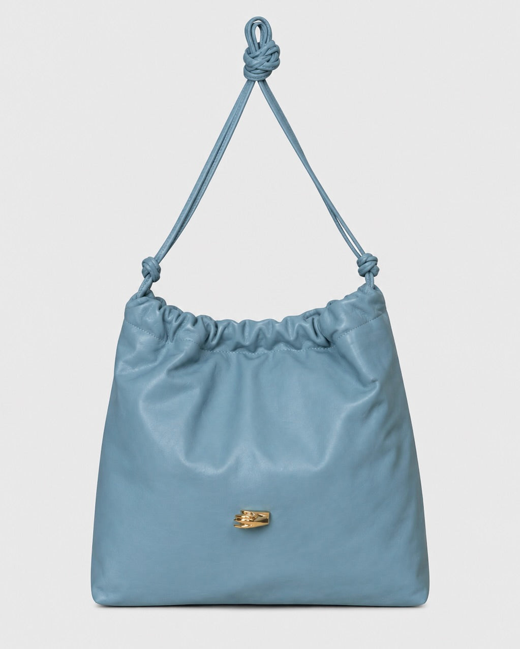 Le Sac G Blue Leather Bag