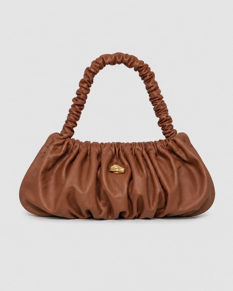 Pierre G Burgundy Leather Bag
