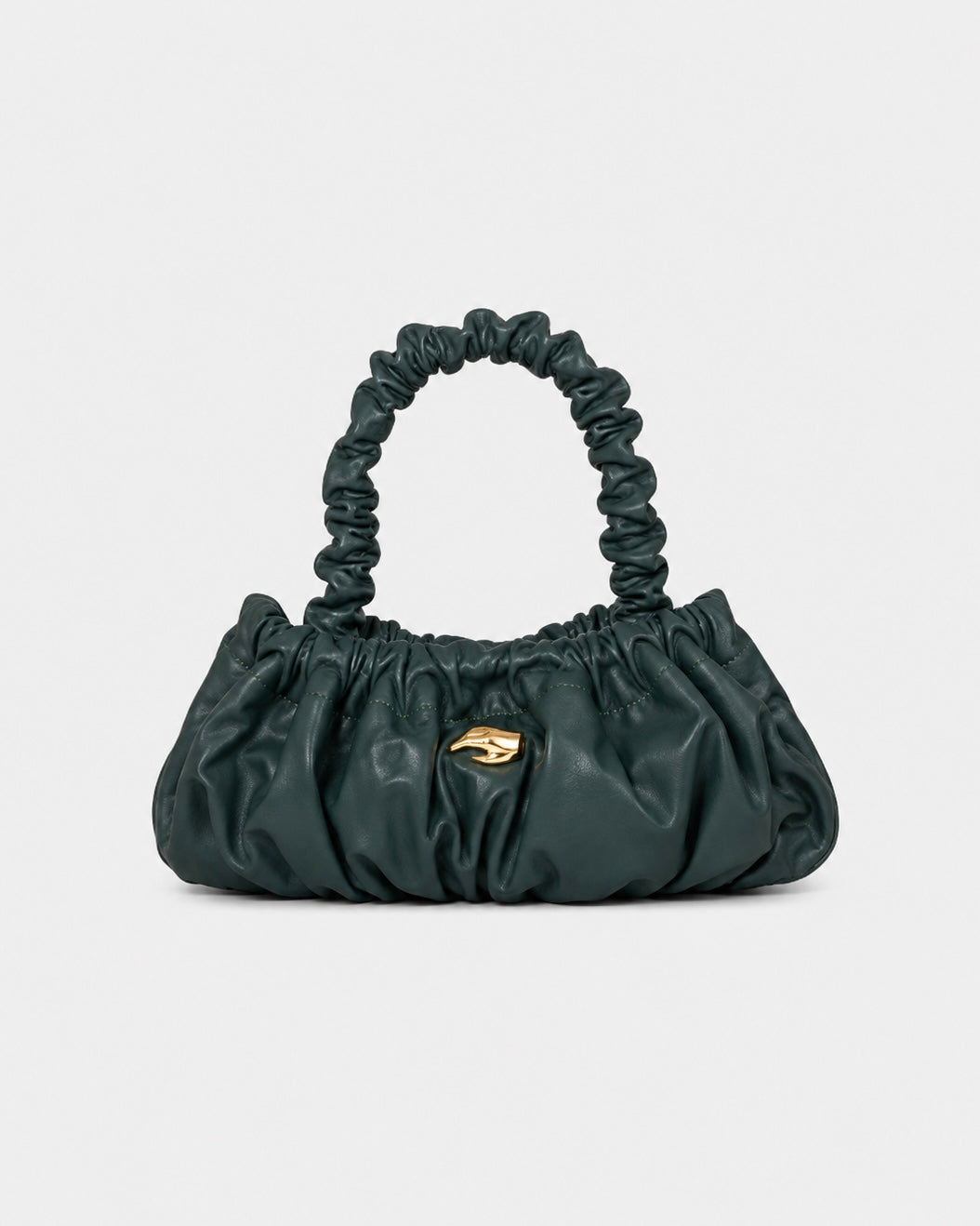 Pierre M Bottle Green Leather Bag