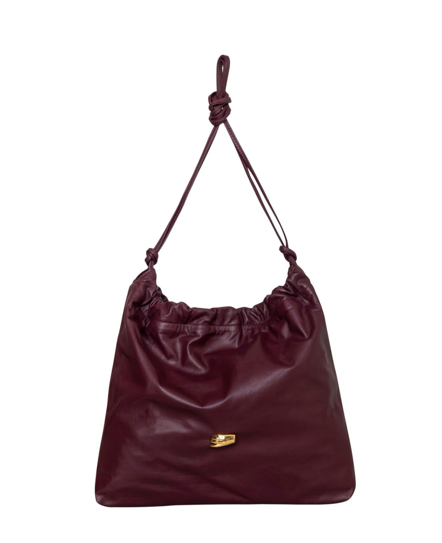 Le Sac G Burgundy Leather Bag