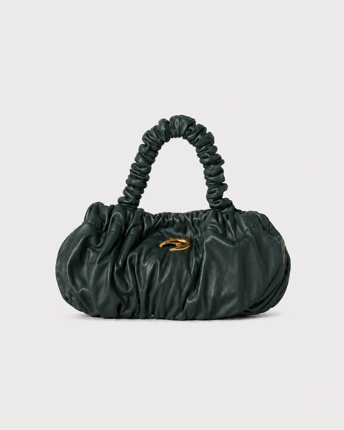 Pierre M Bottle Green Leather Bag