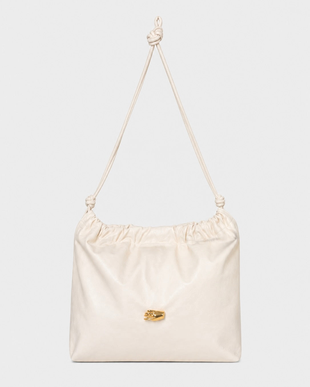 Le Sac M Bottle Green Leather Bag