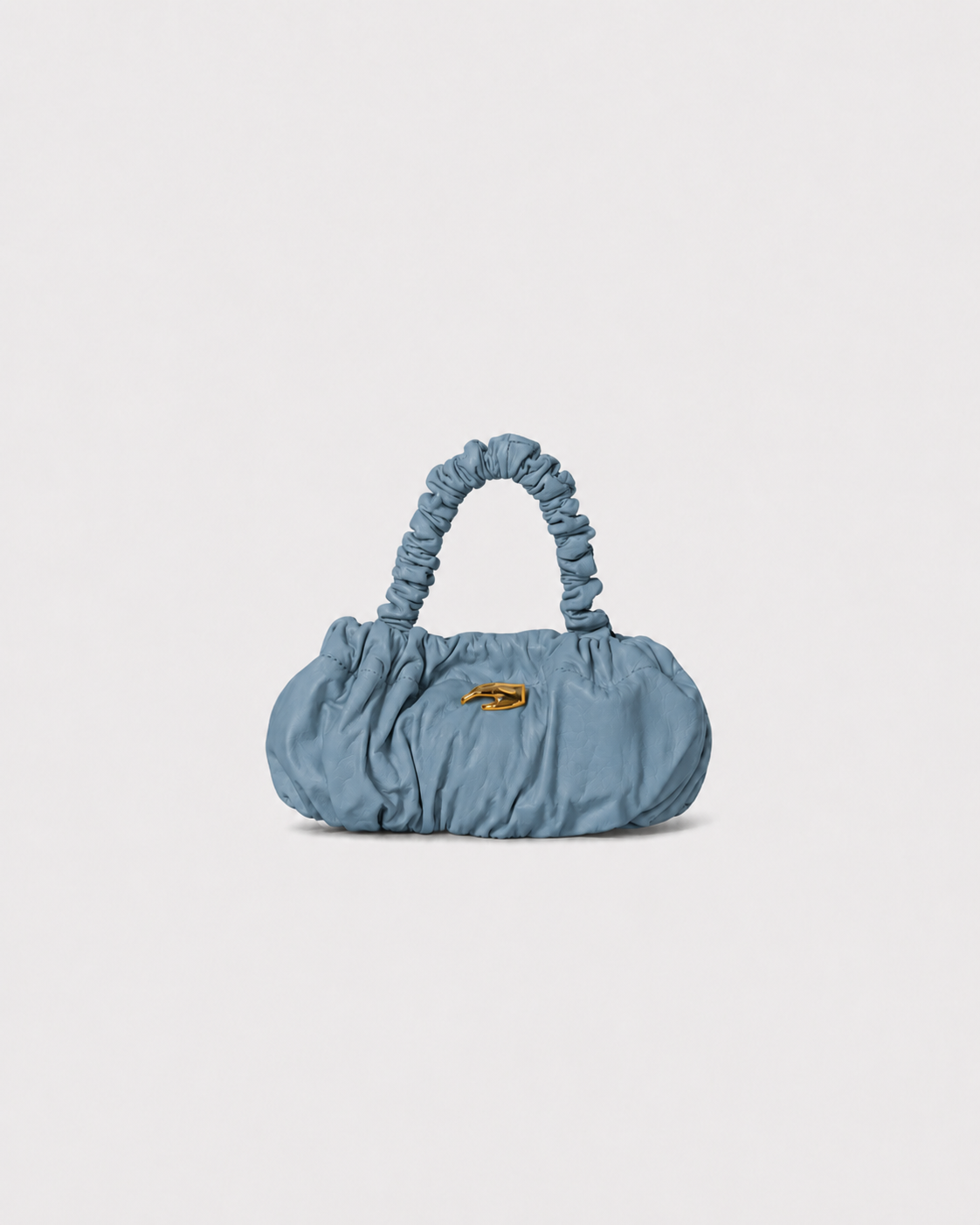 Pierre Petite Blue Leather Bag