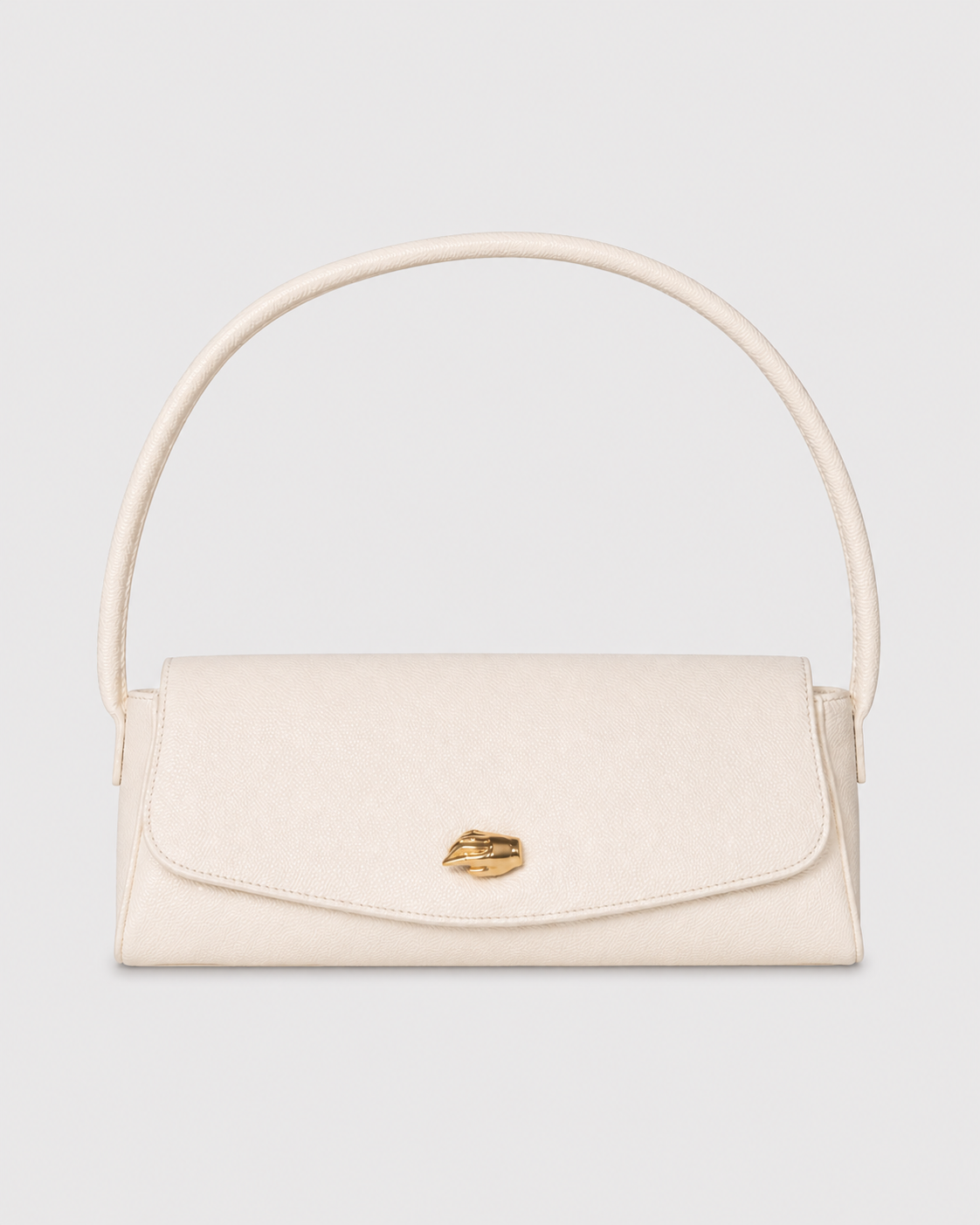 Cannoli M Black Leather Bag