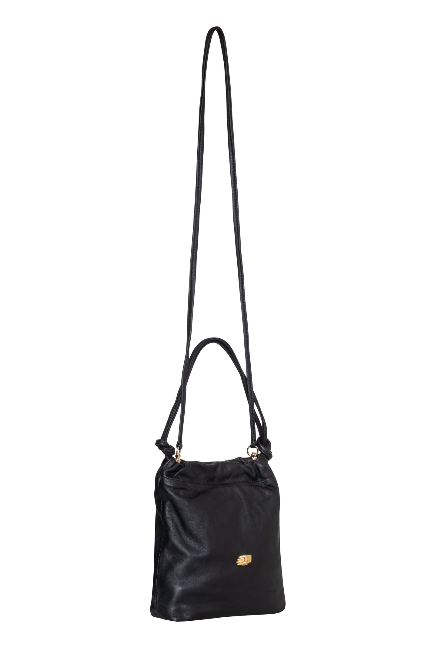 Le Sac Petite Black Leather Bag
