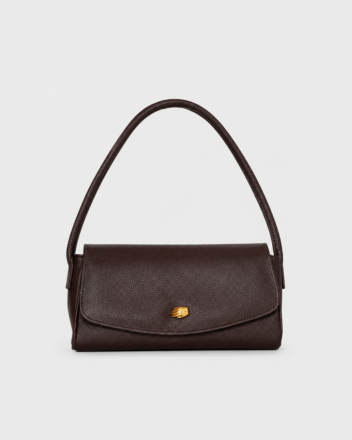 Cannoli S Chocolate Leather Bag