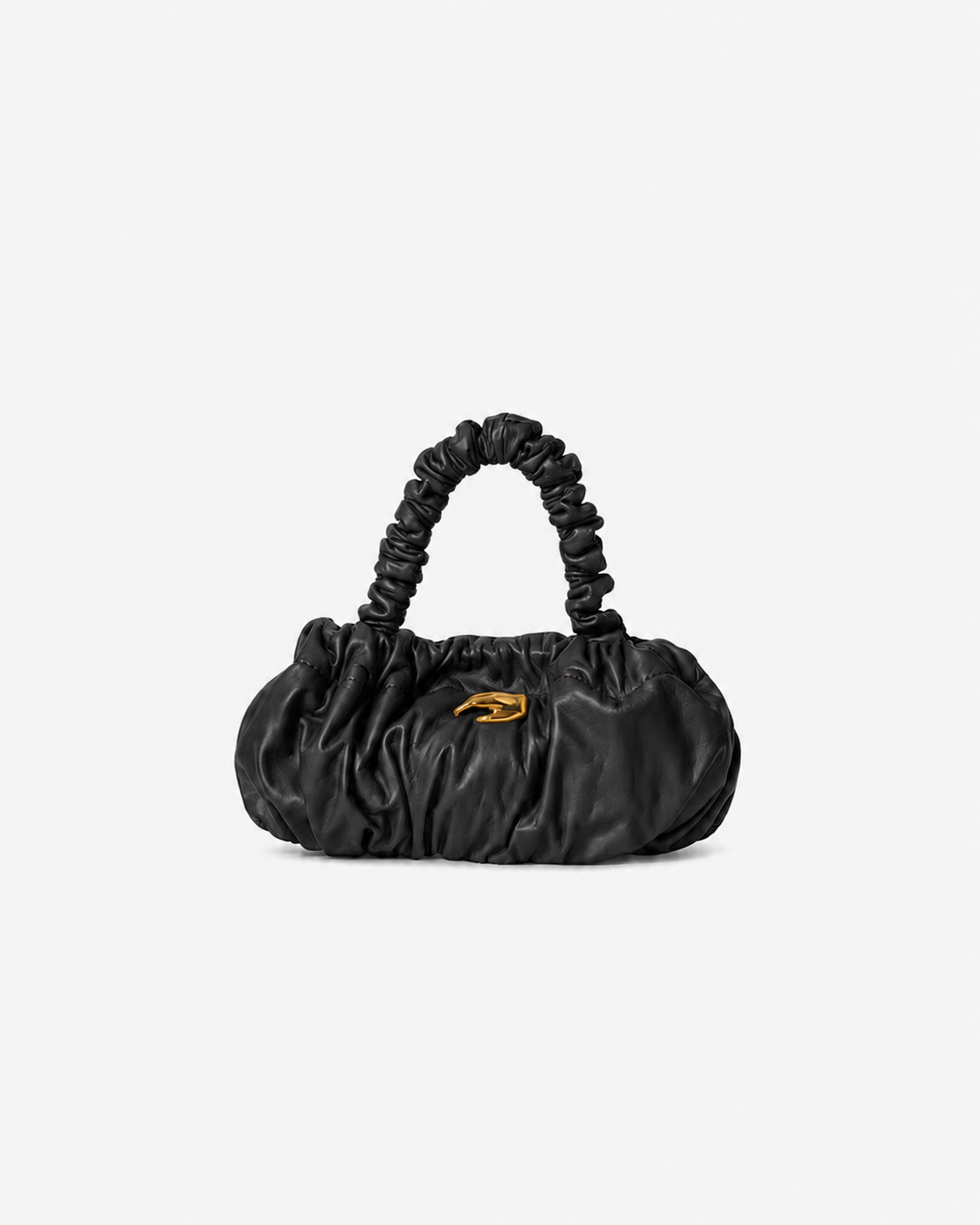 Petite Pierre Black Leather Bag