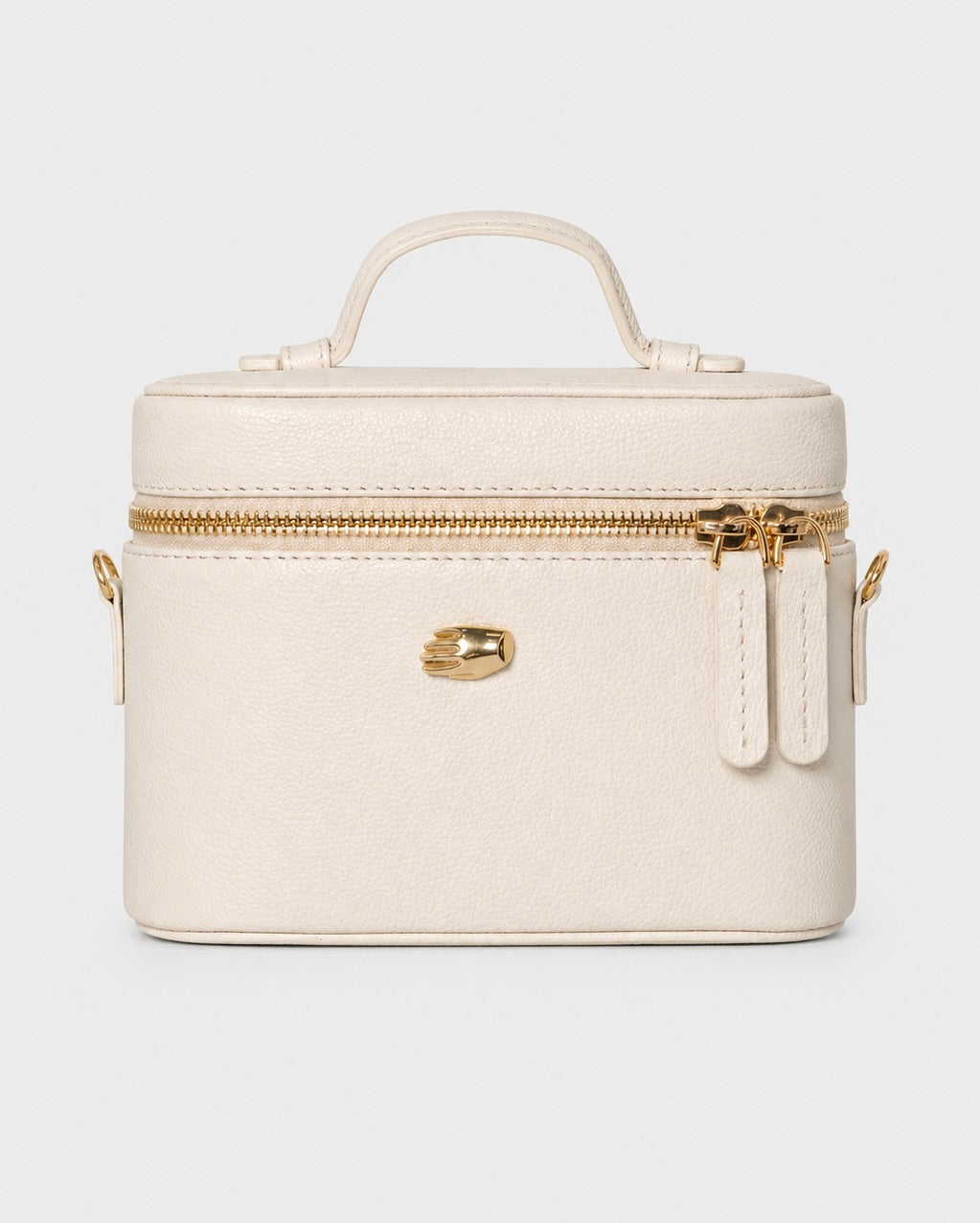 Petite Voyager Cream Leather Bag
