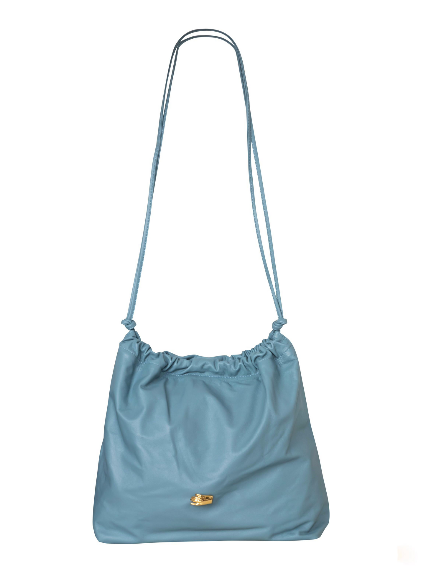 Le Sac G Blue Leather Bag