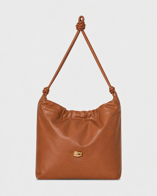 Le Sac M Honey Leather Bag