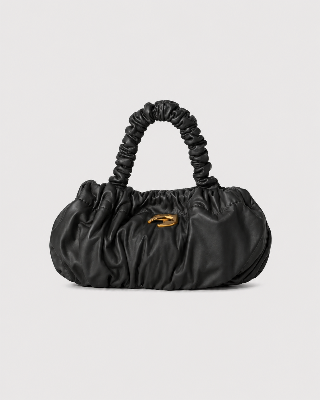 Petite Pierre Black Leather Bag
