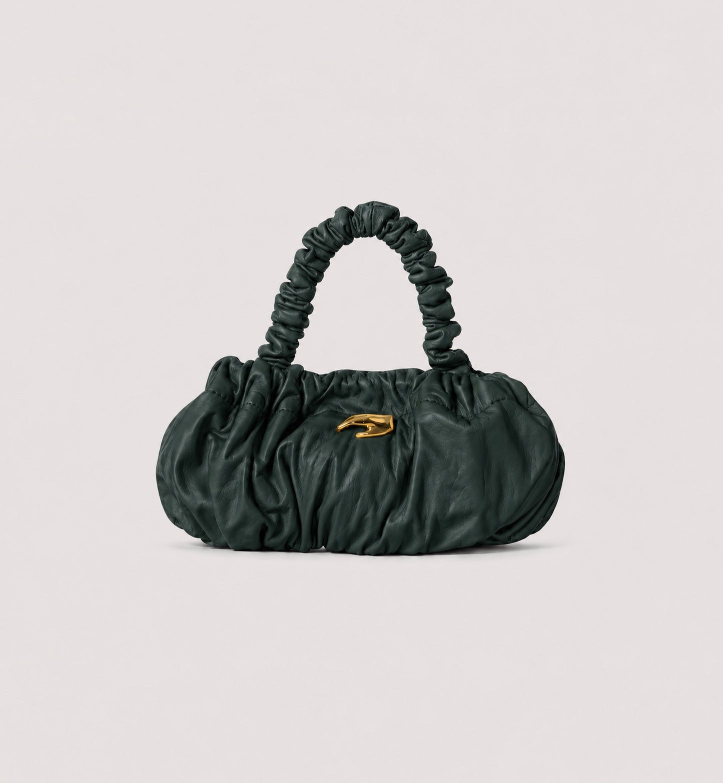 Petite Pierre Bottle Green Leather Bag