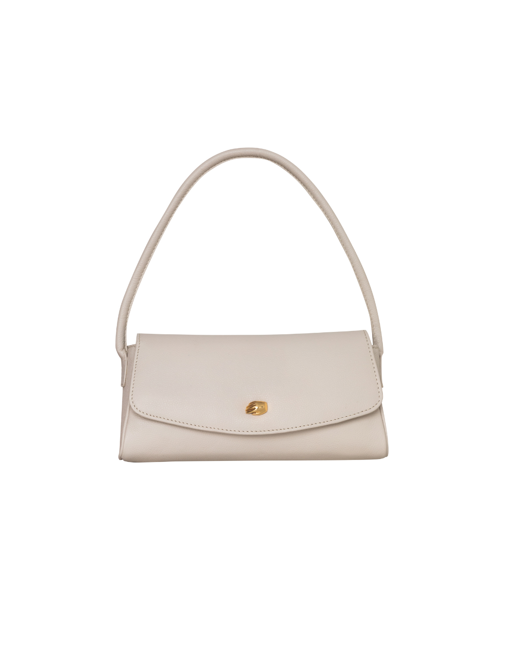 Cannoli S Cream Leather Bag