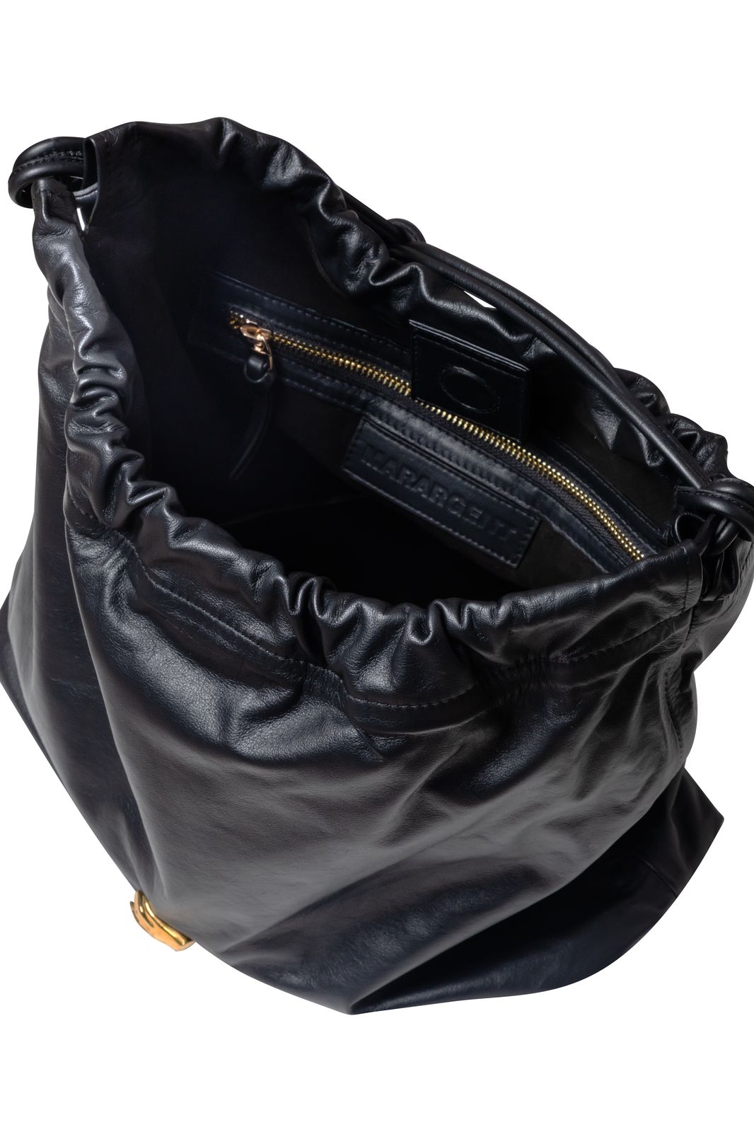 Le Sac G Black Leather Bag