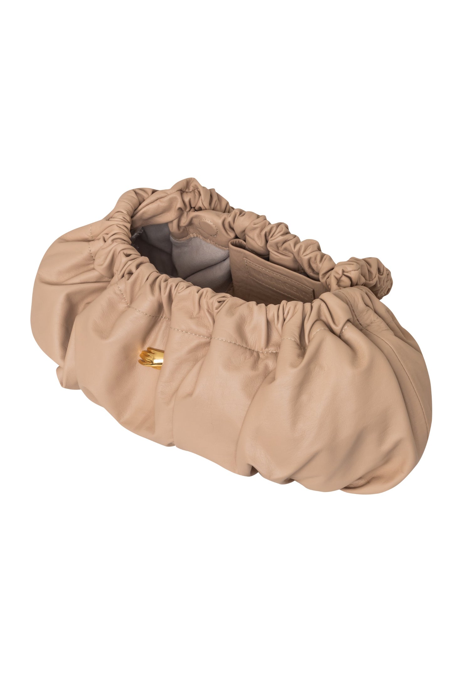 Pierre G Beige Leather Bag